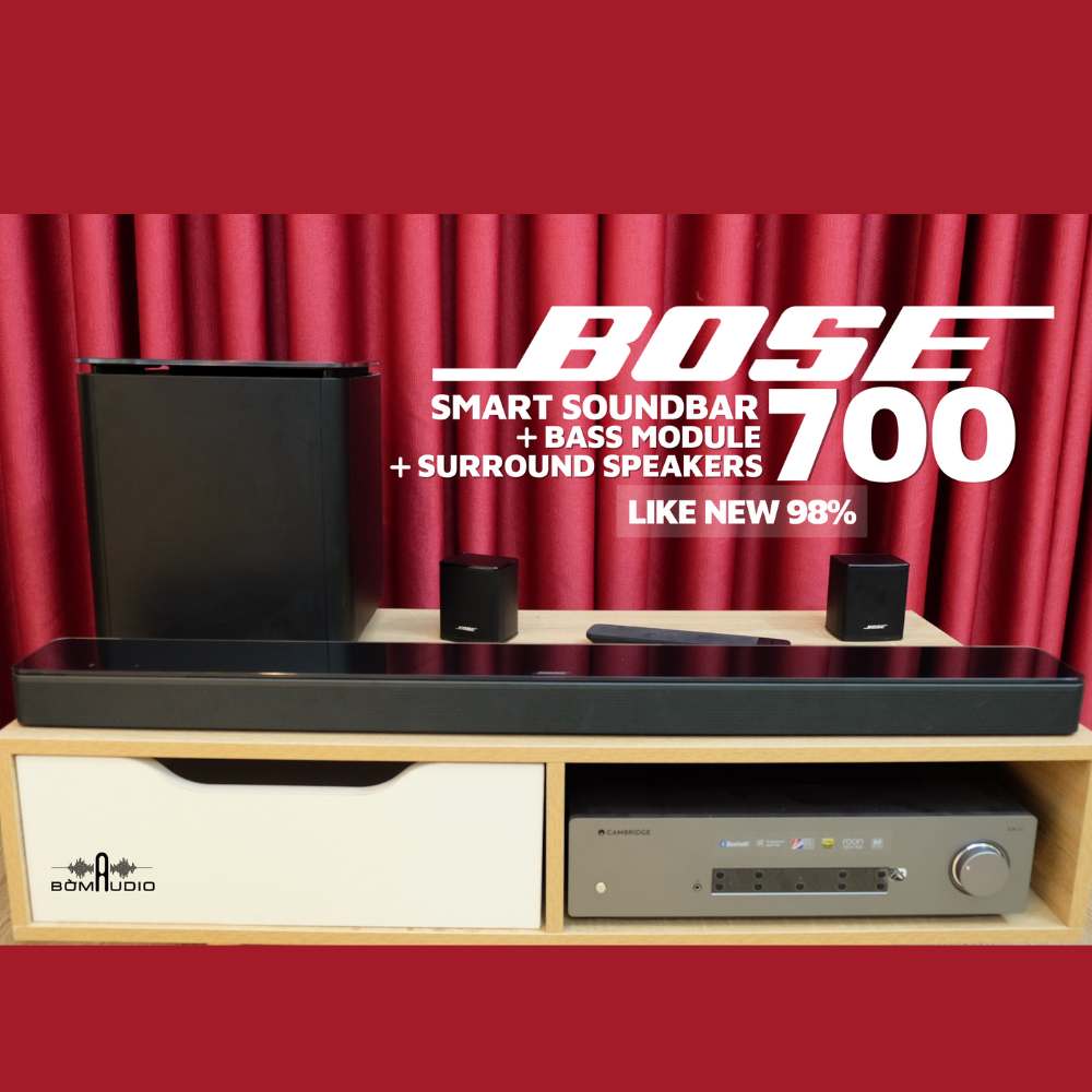 Bose Soundbar 700 Bass Module 700 Surround Speakers Bundle [LIKENEW 99%] Dàn Soundbar BOSE SMART SOUNDBAR 700 + BASS MODULE 700