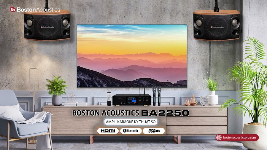 Boston Acoustics BA2250 thời thượng kiểu mẫu