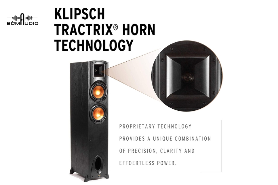 công nghệ kèn dạng Tractrix® độc quyền của Klipsch