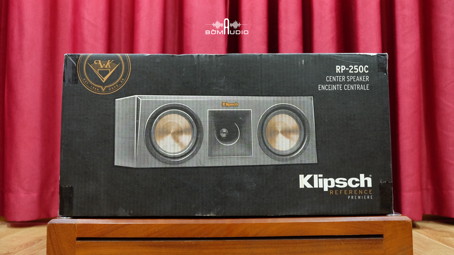 Hình ảnh chụp thực tế loa Center KLIPSCH RP - 250C tại Bờm Audio.