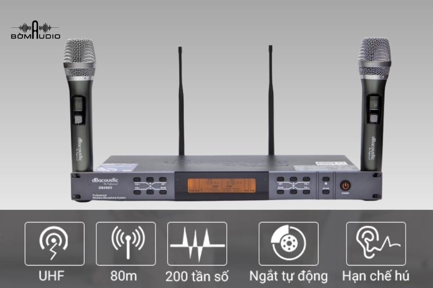 Đánh giá chi tiết micro karaoke Dbacoustic DB450II
