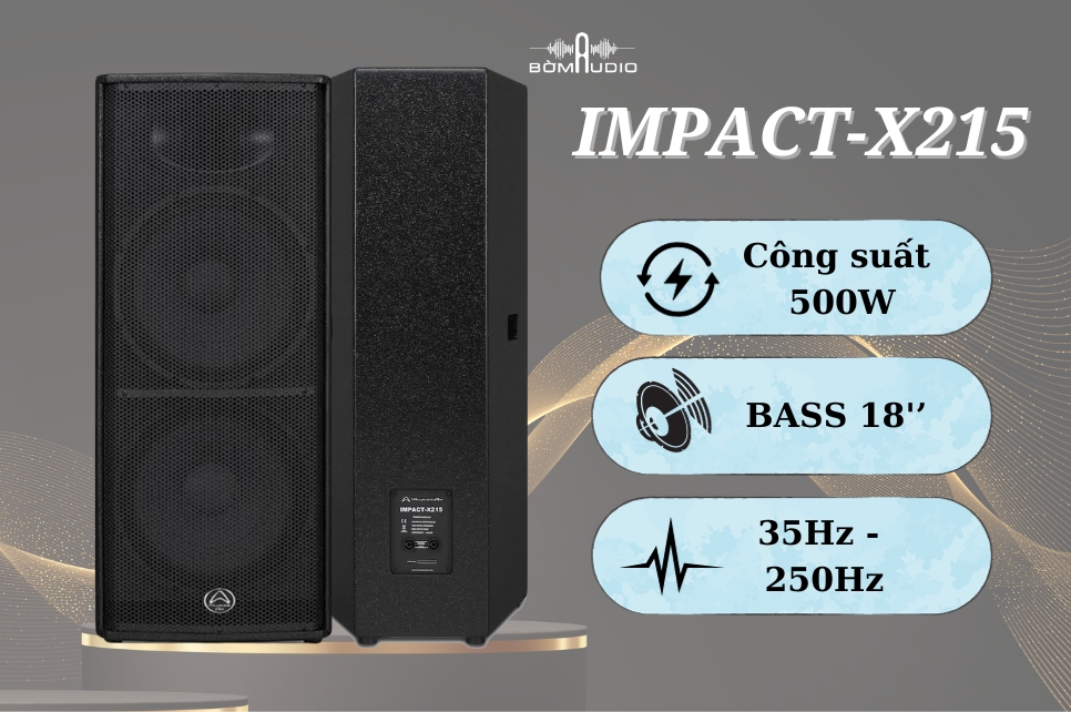 Đánh giá chất lượng loa karaoke Wharfedale Pro Impact-X215