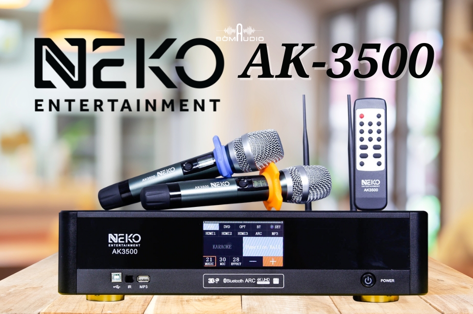 Neko AK3500 - Thiết bị 3in1 tái tạo âm thanh đỉnh cao